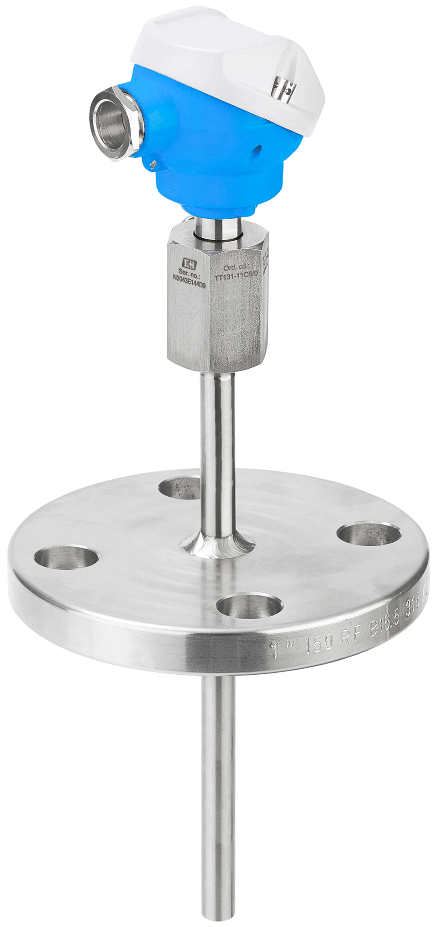 Endress Hauser iTHERM Moduline TM121 Thermometer with RTD or TC insert complete with protection tube manufactured from pipe or tube material